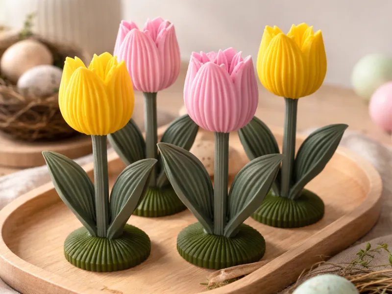 Minimalistični tulipan 🌷 Japandi stil
