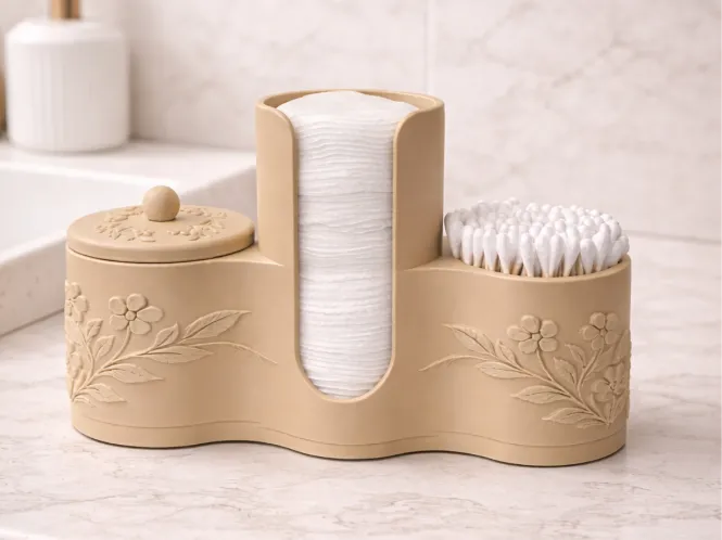 Cotton pad / Q-tip holder