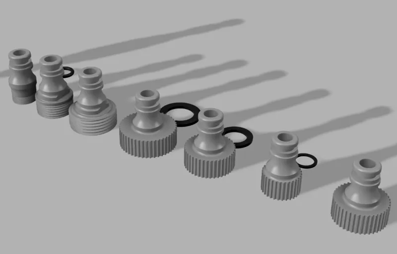 Gardena priključki za vrtno cev – komplet