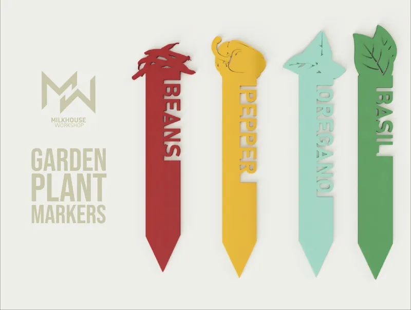 Vrtne oznake za rastline – personalizirane